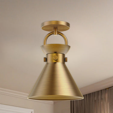 Alora Mood Emerson SF412009 9 Inch Semi-Flush Mount 1