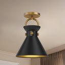 Alora Mood Emerson SF412009 9 Inch Semi-Flush Mount 4