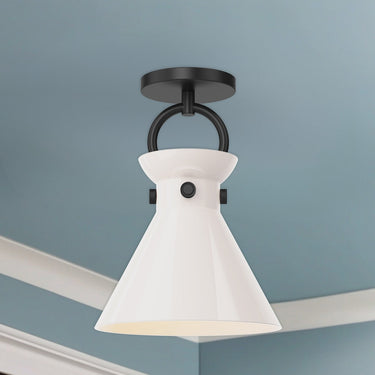Alora Mood Emerson SF412509 9 Inch Semi-Flush Mount 8