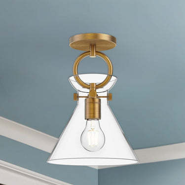 Alora Mood Emerson SF412509 9 Inch Semi-Flush Mount 1