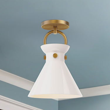 Alora Mood Emerson SF412509 9 Inch Semi-Flush Mount 4