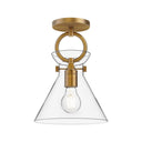 Alora Mood Emerson SF412509 9 Inch Semi-Flush Mount