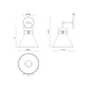 Alora Mood Emerson WV412009 9 Inch Wall/Vanity Light 2