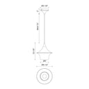 Alora Mood Emiko PD523009 9 Inch Pendant 2