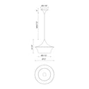 Alora Mood Emiko PD523013 12 Inch Pendant 2