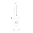 Alora Mood Fuji PD525113 12 Inch Pendant 2