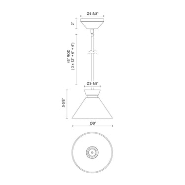 Alora Mood Halston PD470108 8 Inch Pendant 3