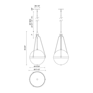 Alora Mood Harmony PD406418 18 Inch Pendant 2