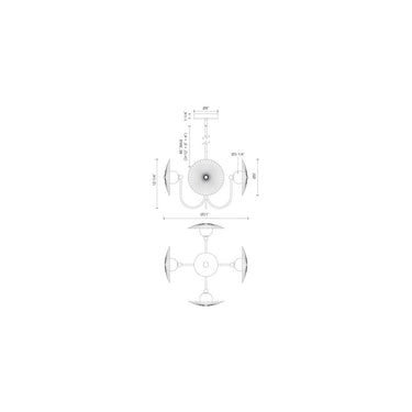 Alora Mood Hera PD417904 21 Inch LED Pendant 2