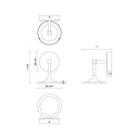 Alora Mood Issa WV418006 6 Inch LED Wall/Vanity Light 1