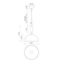 Alora Mood Jude PD563012 12 Inch Pendant 2