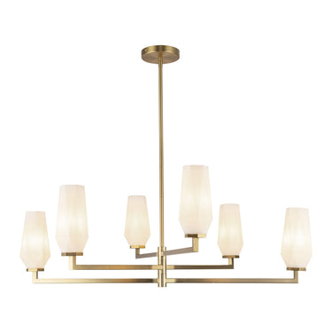 Alora Mood Krysta CH424135 35 Inch Chandelier