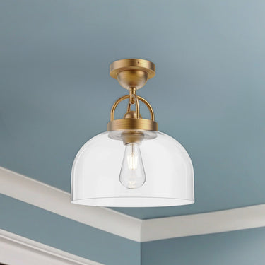 Alora Mood Lancaster SF461101 12 Inch Semi-Flush Mount 1