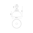 Alora Mood Lancaster SF461101 12 Inch Semi-Flush Mount 2