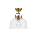 Alora Mood Lancaster SF461101 12 Inch Semi-Flush Mount