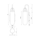 Alora Mood Lancaster WV461101 5 Inch Wall/Vanity Light 2