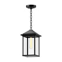 Alora Mood Larchmont EP552009BKCL 7 Inch Exterior Pendant