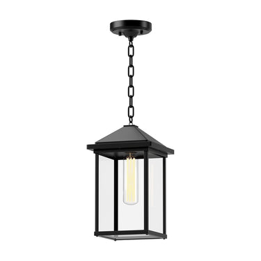 Alora Mood Larchmont EP552009BKCL 7 Inch Exterior Pendant