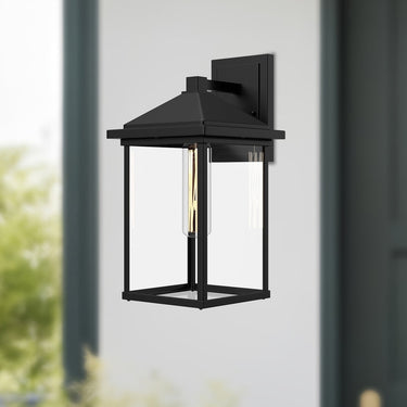 Alora Mood Larchmont EW552007BKCL 6 Inch Exterior Wall Sconce 2