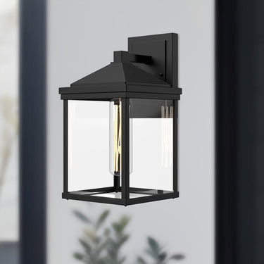 Alora Mood Larchmont EW552009BKCL 9 Inch Exterior Wall Sconce 2
