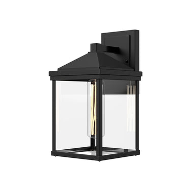 Alora Mood Larchmont EW552009BKCL 9 Inch Exterior Wall Sconce