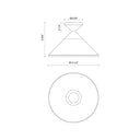 Alora Mood Mauer 12-in Semi-Flush Mount 3