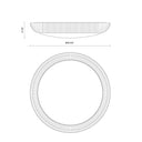 Alora Mood Merida FM511421RA 21 Inch Flush Mount 4