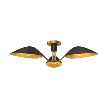 Alora Mood Oscar SF550332 32 Inch Semi-Flush Mount 1