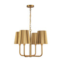Alora Mood Plisse CH528423 23 Inch Chandelier