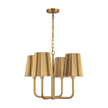 Alora Mood Plisse CH528423 23 Inch Chandelier