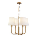 Alora Mood Plisse CH628423 23 Inch Chandelier