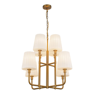 Alora Mood Plisse CH628830 30 Inch Chandelier