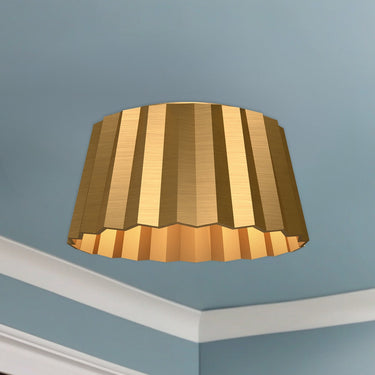 Alora Mood Plisse FM528514 14 Inch Flush Mount 1