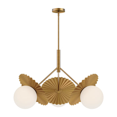 Alora Mood Plume CH501334 34 Inch Chandelier