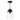 Alora Mood Quincy EP533006BKCB 6 Inch Exterior Pendant
