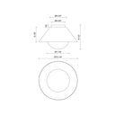Alora Mood Remy FM485214 14 Inch Flush Mount 2