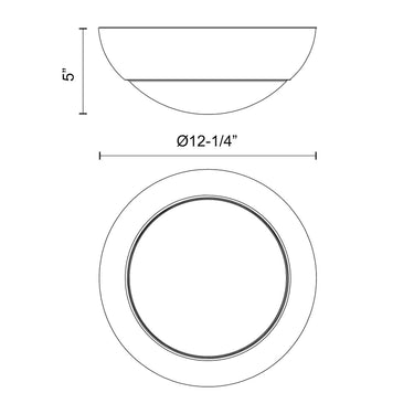 Alora Mood Rubio FM522211 11 Inch Flush Mount 2