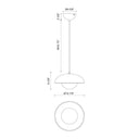 Alora Mood Rubio PD522011 11 Inch Pendant 2