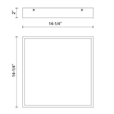 Alora Mood Sydney FM553014 14 Inch LED Flush Mount 2
