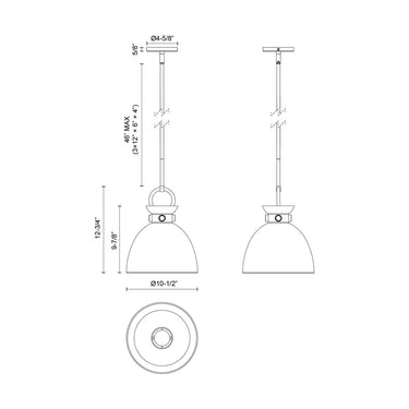 Alora Mood Waldo PD411311 11 Inch Pendant 2