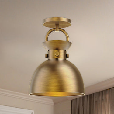 Alora Mood Waldo SF411309 9 Inch Semi-Flush Mount 1