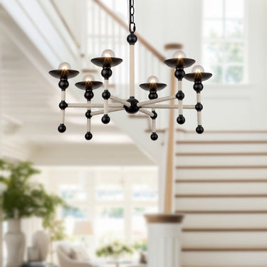 Alora Nadine 6 Light Chandelier - Crescent Harbor