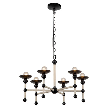 Alora Nadine 6 Light Chandelier - Crescent Harbor