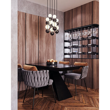 Alora Onyx LED Multi Pendant 5 Head - Crescent Harbor