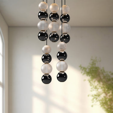 Alora Onyx LED Multi Pendant 5 Head - Crescent Harbor