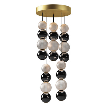 Alora Onyx LED Multi Pendant 5 Head - Crescent Harbor