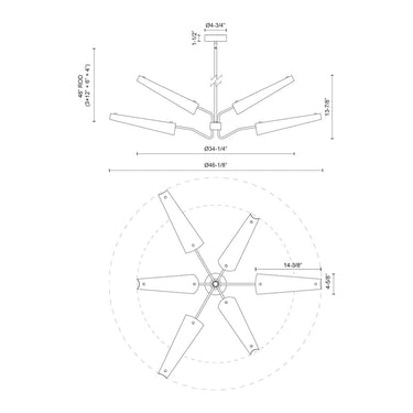 Alora Osorio LED Chandelier - Crescent Harbor