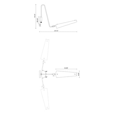Alora Osorio LED Wall/Vanity Light - Crescent Harbor