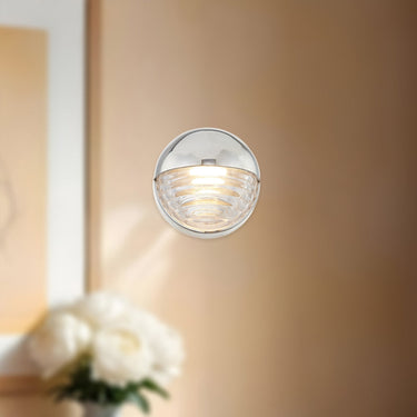 Alora Palais LED Wall/Vanity Light Clear Glass - Crescent Harbor