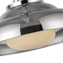 Alora Palmetto 1 Light 14 Inch Pendant Glossy Opal Glass - Crescent Harbor